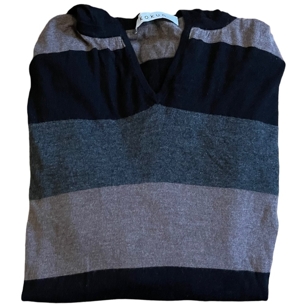 Kokun Bamboo Cashmere Hooded V- Neck. $329 retail.